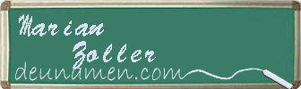 Marian Zoller Visitenkarte